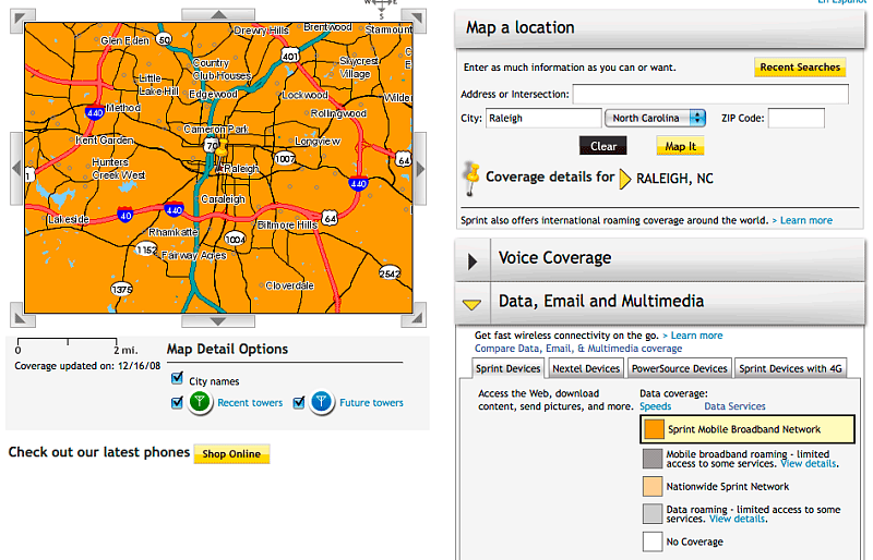 Illustration for article titled Raleigh-Durham 3G Data Test: AT&T, Sprint and Verizon